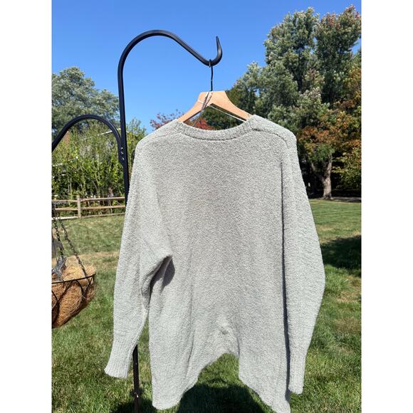 Sincerely Jules Plush Cardigan Sweater Size Small Cozy Lounge Sage Green - Picture 5 of 7